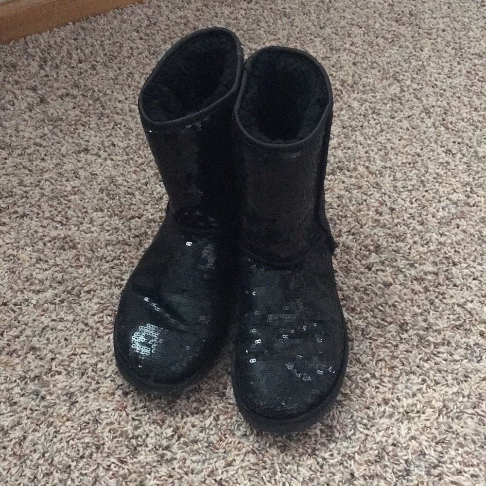 Ugg Boots Black Sequins Women’s size 9